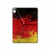 S3303 ドイツの旗ビンテージフットボールのグラフィック Germany Flag Vintage Football Graphic iPad 10.9 (2025,2022) タブレットケース