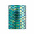 S3414 緑のヘビの鱗 グラフィックプリント Green Snake Scale Graphic Print iPad 10.9 (2025,2022) タブレットケース