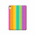 S3678 カラフルなレインボーバーティカル Colorful Rainbow Vertical iPad 10.9 (2022) タブレットケース