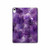 S3713 パープルクォーツアメジストグラフィックプリント Purple Quartz Amethyst Graphic Printed iPad 10.9 (2022) タブレットケース