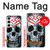 S0223 吸血鬼 スカル タトゥー Vampire Skull Tattoo Samsung Galaxy S23 バックケース、フリップケース・カバー