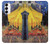 S0929 夜のカフェテラス フィンセント・ファン・ゴッホ Van Gogh Cafe Terrace Samsung Galaxy S23 バックケース、フリップケース・カバー