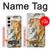 S1934 虎絵画 Tiger Painting Samsung Galaxy S23 バックケース、フリップケース・カバー