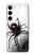 S2386 クロゴケグモ Black Widow Spider Samsung Galaxy S23 バックケース、フリップケース・カバー
