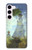 S2415 クロード・モネ パラソルを持つ女性 Claude Monet Woman with a Parasol Samsung Galaxy S23 バックケース、フリップケース・カバー