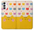 S2442 可愛い猫 漫画 Cute Cat Cartoon Funny Samsung Galaxy S23 バックケース、フリップケース・カバー