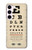 S2502 目の検査図ポスター Eye Exam Chart Decorative Decoupage Poster Samsung Galaxy S23 バックケース、フリップケース・カバー