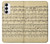 S2504 ヴィンテージ音楽シート Vintage Music Sheet Samsung Galaxy S23 バックケース、フリップケース・カバー