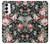 S2727 ヴィンテージローズ柄 Vintage Rose Pattern Samsung Galaxy S23 バックケース、フリップケース・カバー