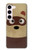 S2825 かわいいアライグマ Cute Cartoon Raccoon Samsung Galaxy S23 バックケース、フリップケース・カバー