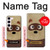 S2825 かわいいアライグマ Cute Cartoon Raccoon Samsung Galaxy S23 バックケース、フリップケース・カバー