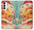 S2840 クリスマスヴィンテージサンタ Christmas Vintage Santa Samsung Galaxy S23 バックケース、フリップケース・カバー