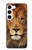 S2870 ライオン Lion King of Beasts Samsung Galaxy S23 バックケース、フリップケース・カバー