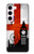 S2979 イングランドサッカー England Football Soccer Flag Samsung Galaxy S23 バックケース、フリップケース・カバー
