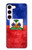 S3022 ハイチ旗 Haiti Flag Samsung Galaxy S23 バックケース、フリップケース・カバー