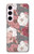 S3716 バラの花柄 Rose Floral Pattern Samsung Galaxy S23 バックケース、フリップケース・カバー