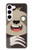 S3855 ナマケモノの顔の漫画 Sloth Face Cartoon Samsung Galaxy S23 バックケース、フリップケース・カバー