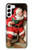 S1417 サンタクロースメリークリスマス Santa Claus Merry Xmas Samsung Galaxy S23 Plus バックケース、フリップケース・カバー