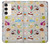 S2321 飲食パターン Food and Drink Seamless Samsung Galaxy S23 Plus バックケース、フリップケース・カバー