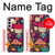 S2353 パリ漫画ヴィンテージのパターン Paris Cartoon Vintage Pattern Samsung Galaxy S23 Plus バックケース、フリップケース・カバー