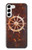 S2766 船 ホイール 錆 Ship Wheel Rusty Texture Samsung Galaxy S23 Plus バックケース、フリップケース・カバー