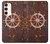 S2766 船 ホイール 錆 Ship Wheel Rusty Texture Samsung Galaxy S23 Plus バックケース、フリップケース・カバー