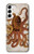 S2801 ヴィンテージタコ Vintage Octopus Samsung Galaxy S23 Plus バックケース、フリップケース・カバー