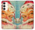 S2840 クリスマスヴィンテージサンタ Christmas Vintage Santa Samsung Galaxy S23 Plus バックケース、フリップケース・カバー