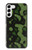 S2877 グリーンスネークスキン グラフィックプリント Green Snake Skin Graphic Printed Samsung Galaxy S23 Plus バックケース、フリップケース・カバー