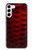 S2879 レッドアロワナのスケール Red Arowana Fish Scale Samsung Galaxy S23 Plus バックケース、フリップケース・カバー