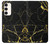 S2896 ゴールドマーブルグラフィックプリント Gold Marble Graphic Printed Samsung Galaxy S23 Plus バックケース、フリップケース・カバー