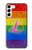S2900 レインボーLGBTレズビアンプライド旗 Rainbow LGBT Lesbian Pride Flag Samsung Galaxy S23 Plus バックケース、フリップケース・カバー