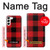 S2931 レッドバッファローチェック柄 Red Buffalo Check Pattern Samsung Galaxy S23 Plus バックケース、フリップケース・カバー