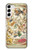 S3145 コンステレーションスタースカイマップ Antique Constellation Star Sky Map Samsung Galaxy S23 Plus バックケース、フリップケース・カバー