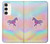 S3203 レインボーユニコーン Rainbow Unicorn Samsung Galaxy S23 Plus バックケース、フリップケース・カバー