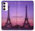 S3447 エッフェルパリの夕日 Eiffel Paris Sunset Samsung Galaxy S23 Plus バックケース、フリップケース・カバー