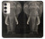 S3496 アフリカゾウ African Elephant Samsung Galaxy S23 Plus バックケース、フリップケース・カバー