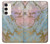 S3717 ローズゴールドブルーパステル大理石グラフィックプリント Rose Gold Blue Pastel Marble Graphic Printed Samsung Galaxy S23 Plus バックケース、フリップケース・カバー