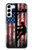 S3803 電気技師ラインマンアメリカ国旗 Electrician Lineman American Flag Samsung Galaxy S23 Plus バックケース、フリップケース・カバー