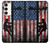 S3803 電気技師ラインマンアメリカ国旗 Electrician Lineman American Flag Samsung Galaxy S23 Plus バックケース、フリップケース・カバー