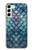 S3809 人魚の鱗 Mermaid Fish Scale Samsung Galaxy S23 Plus バックケース、フリップケース・カバー