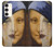 S3853 モナリザ グスタフクリムト フェルメール Mona Lisa Gustav Klimt Vermeer Samsung Galaxy S23 Plus バックケース、フリップケース・カバー