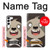 S3855 ナマケモノの顔の漫画 Sloth Face Cartoon Samsung Galaxy S23 Plus バックケース、フリップケース・カバー