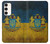 S3858 ウクライナ ヴィンテージ旗 Ukraine Vintage Flag Samsung Galaxy S23 Plus バックケース、フリップケース・カバー