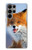 S0417 狐 Fox Samsung Galaxy S23 Ultra バックケース、フリップケース・カバー
