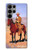 S0772 カウボーイ西部 Cowboy Western Samsung Galaxy S23 Ultra バックケース、フリップケース・カバー