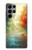 S0913 森の中の道 Road Through The Woods Samsung Galaxy S23 Ultra バックケース、フリップケース・カバー