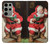 S1417 サンタクロースメリークリスマス Santa Claus Merry Xmas Samsung Galaxy S23 Ultra バックケース、フリップケース・カバー
