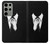 S1591 ブラックスーツで匿名の男 Anonymous Man in Black Suit Samsung Galaxy S23 Ultra バックケース、フリップケース・カバー