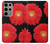 S2478 赤デイジーの花 Red Daisy flower Samsung Galaxy S23 Ultra バックケース、フリップケース・カバー